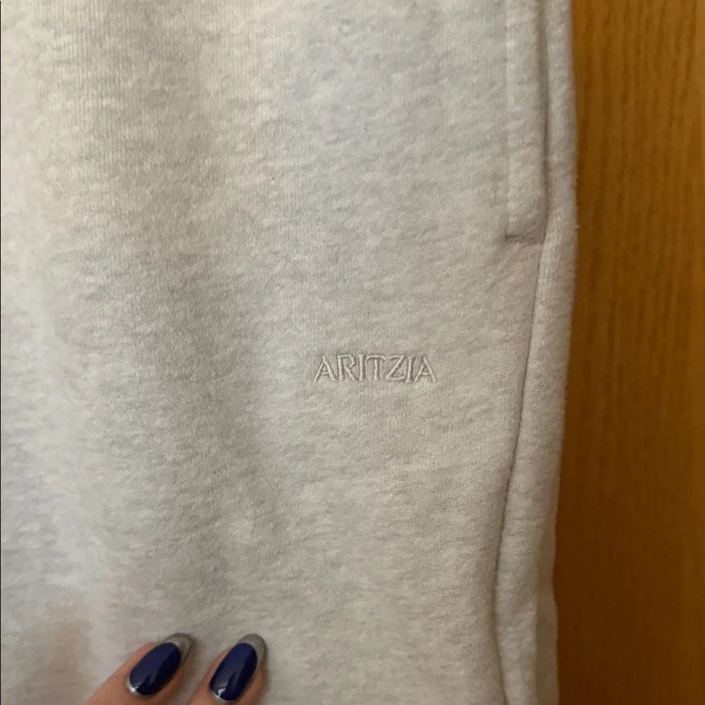 Aritzia Light Gray Sweatpants - Picture 2 of 3